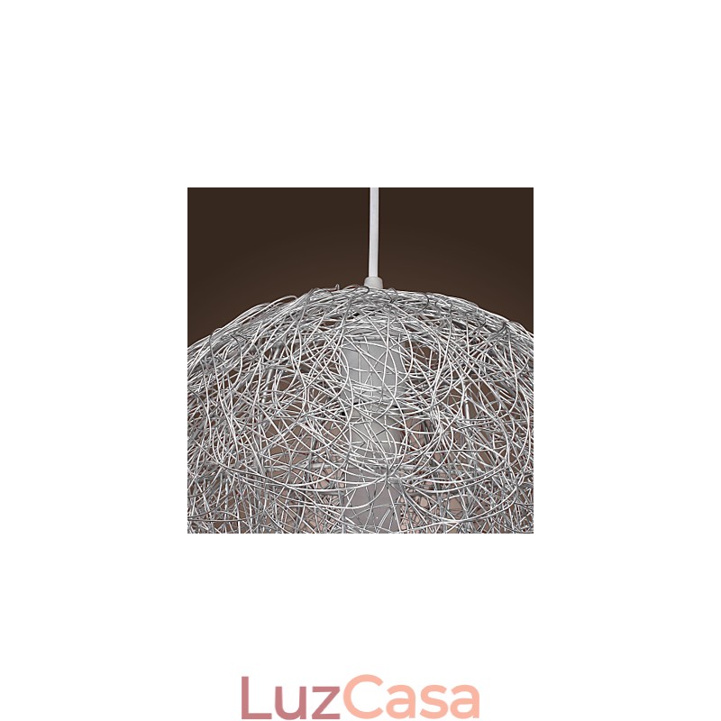 Luminária pendente moderna e contemporânea estilo globo mini cromado