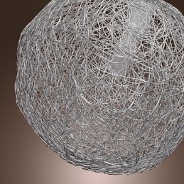 Luminária pendente moderna e contemporânea estilo globo mini cromado