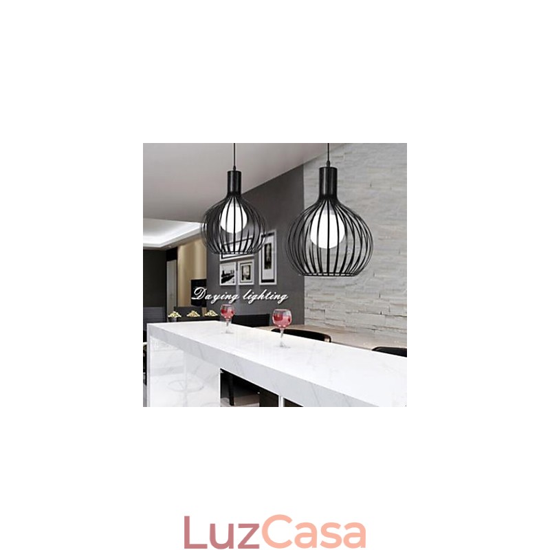 Refeições de ferro forjado Lustre Café Loja Granadas Droplight