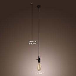 Luminária pendente estilo vintage clássico tradicional mini