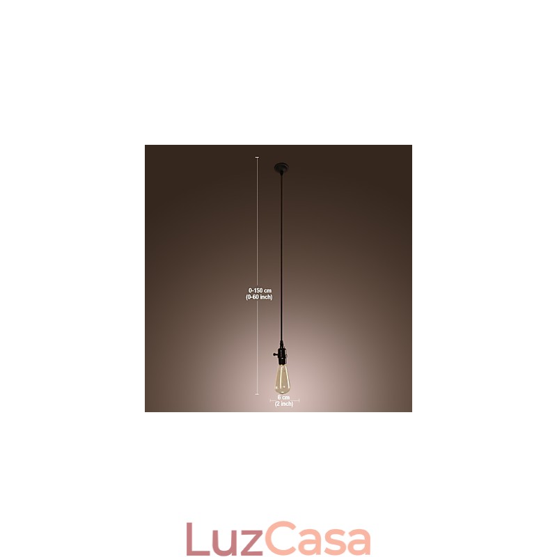 Luminária pendente estilo vintage clássico tradicional mini