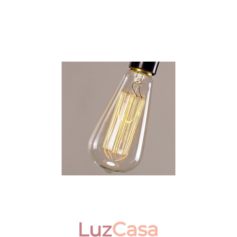 Luminária pendente estilo vintage clássico tradicional mini