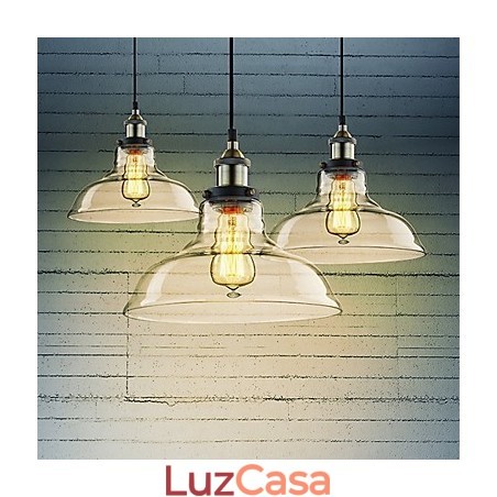 Luzes Pendentes Tradicionais Clássicas Vintage Retro Metal Luzes Pendentes Tradicionais Clássicas Vintage Retro Metal