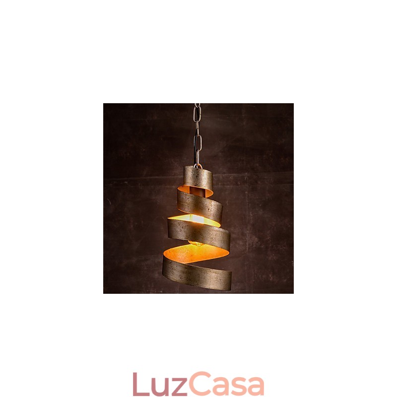 Lâmpada de ferro retrô Lustre moderno minimalista estilo industrial