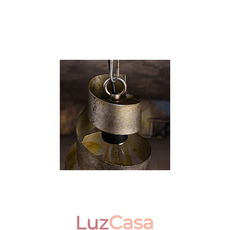 Lâmpada de ferro retrô Lustre moderno minimalista estilo industrial