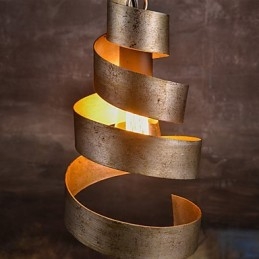 Lâmpada de ferro retrô Lustre moderno minimalista estilo industrial