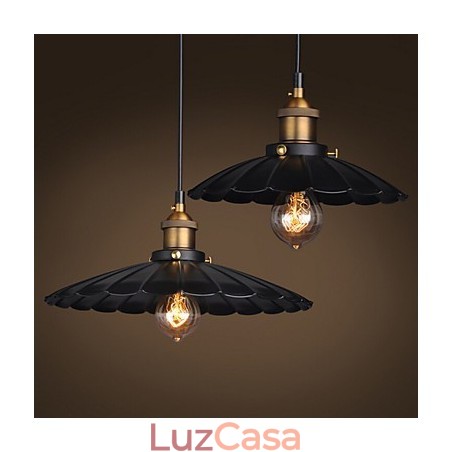 Luminária pendente estilo europeu clássico retrô, luminária de metal com arte droplight Luminária pendente estilo europeu clássico retrô, luminária de metal com arte droplight