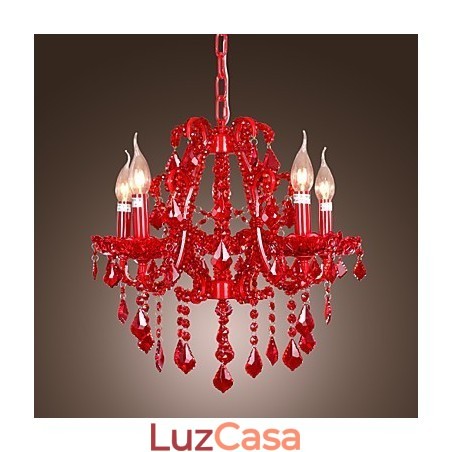 Lustre moderno contemporâneo de cristal cromado em metal Lustre moderno contemporâneo de cristal cromado em metal
