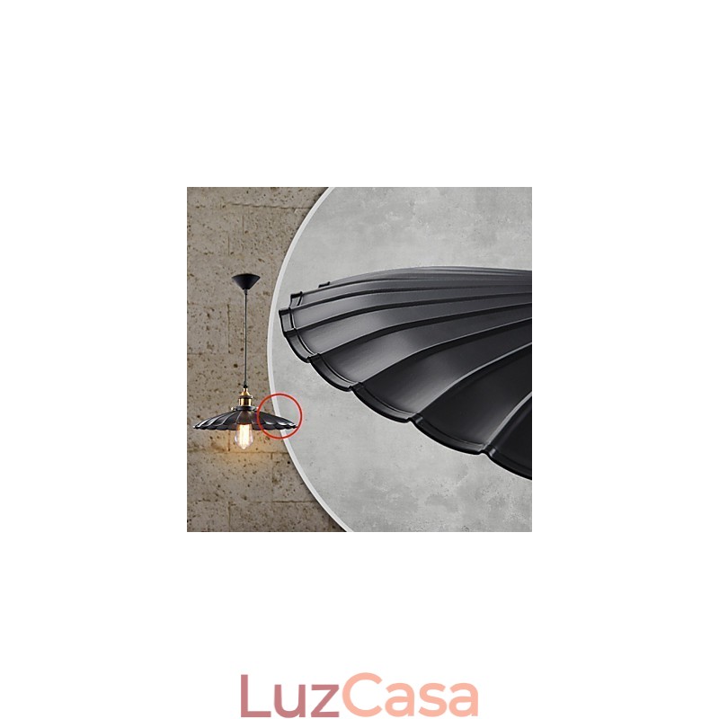 Luminária pendente estilo europeu clássico retrô, luminária de metal com arte droplight