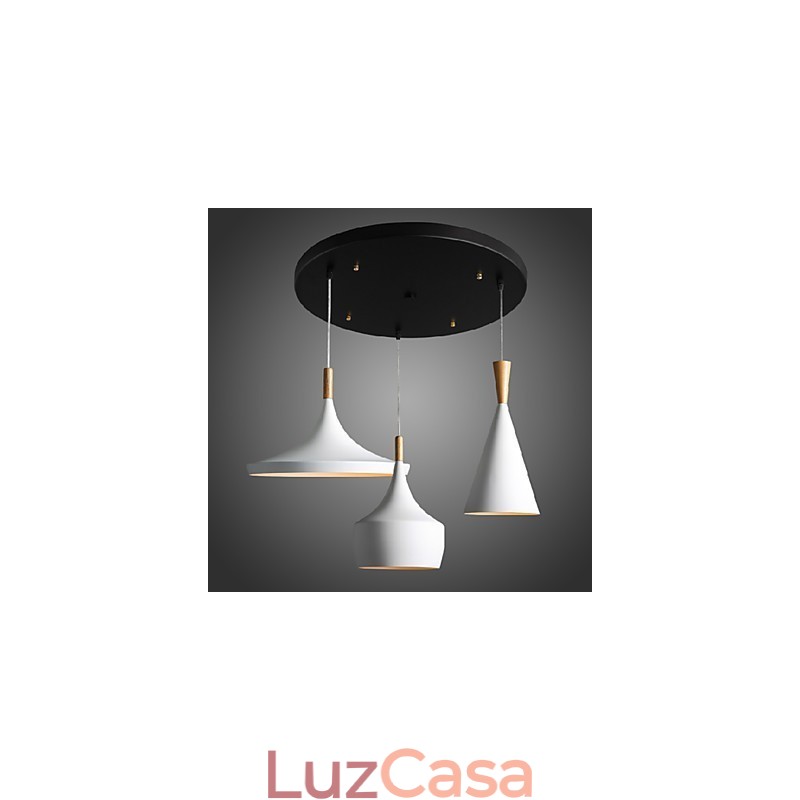 Lustre Mini Estilo Moderno Contemporâneo Metal