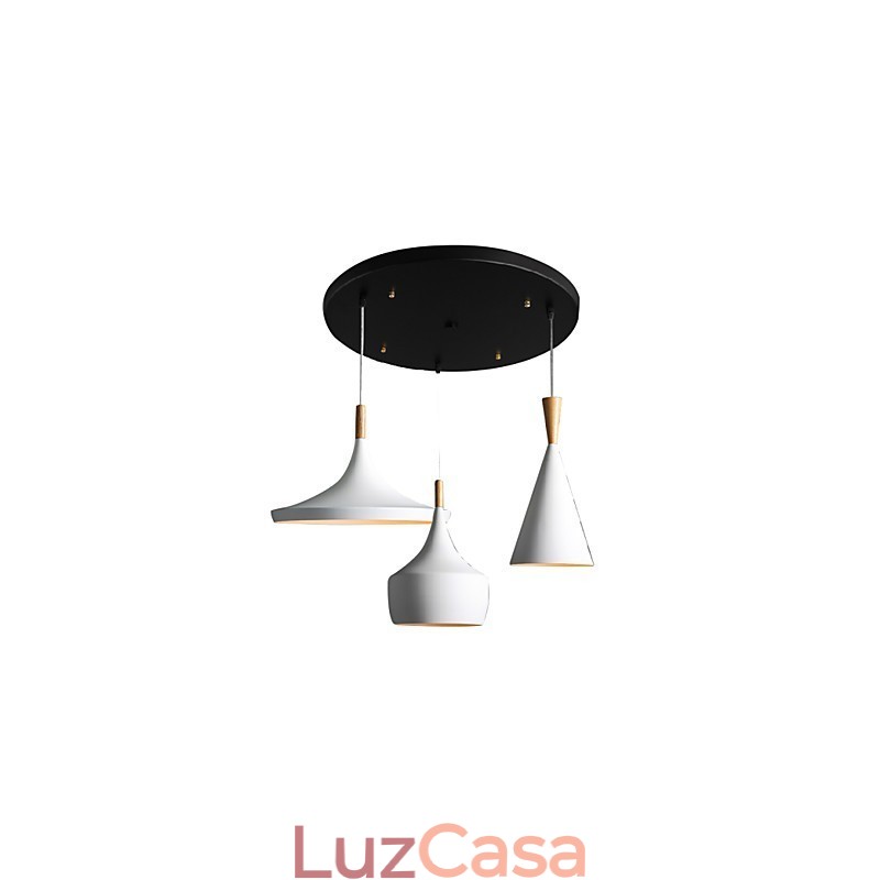 Lustre Mini Estilo Moderno Contemporâneo Metal