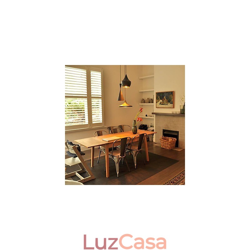 Mini Estilo Pintura Metal Pendente Luz
