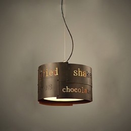 LOFT Modern Fashion Nordic Art Creative Tecido Luminária Pendente Cafe Lamp Luminária Pendente Dia 35cm