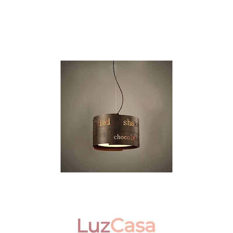 LOFT Modern Fashion Nordic Art Creative Tecido Luminária Pendente Cafe Lamp Luminária Pendente Dia 35cm