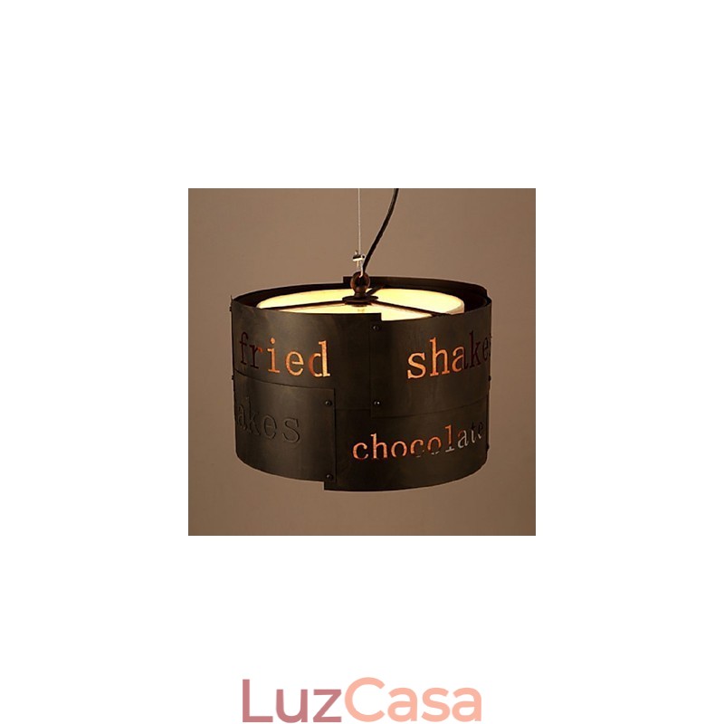 LOFT Modern Fashion Nordic Art Creative Tecido Luminária Pendente Cafe Lamp Luminária Pendente Dia 35cm
