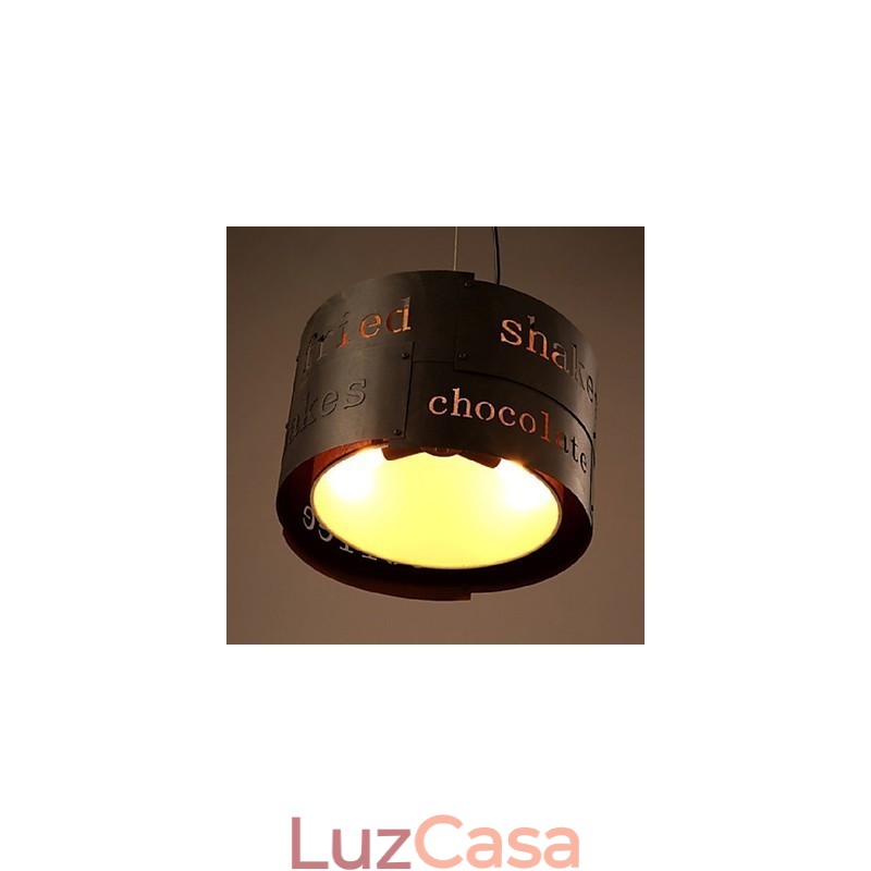 LOFT Modern Fashion Nordic Art Creative Tecido Luminária Pendente Cafe Lamp Luminária Pendente Dia 35cm