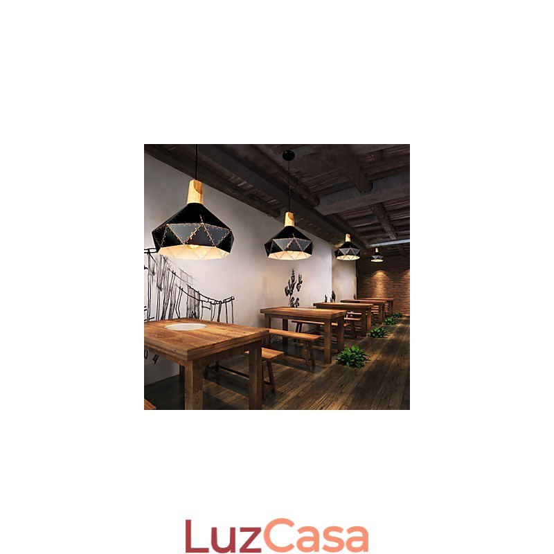 Retro Classic Metal Ceiling Lights Simples Luminárias Pendentes Café Luminária Pendente