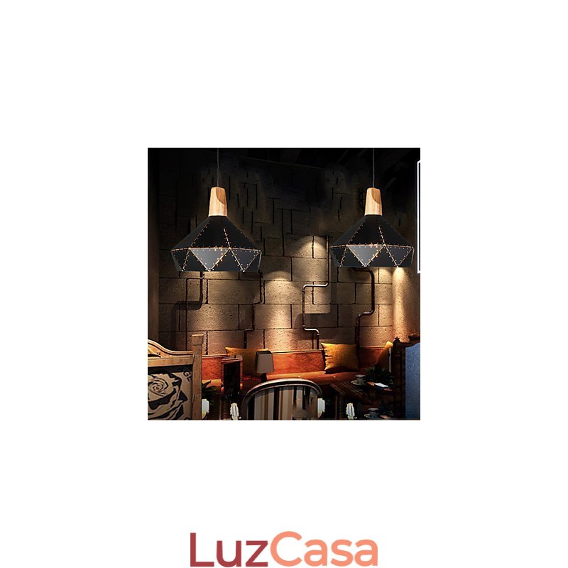 Retro Classic Metal Ceiling Lights Simples Luminárias Pendentes Café Luminária Pendente