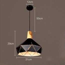 Retro Classic Metal Ceiling Lights Simples Luminárias Pendentes Café Luminária Pendente