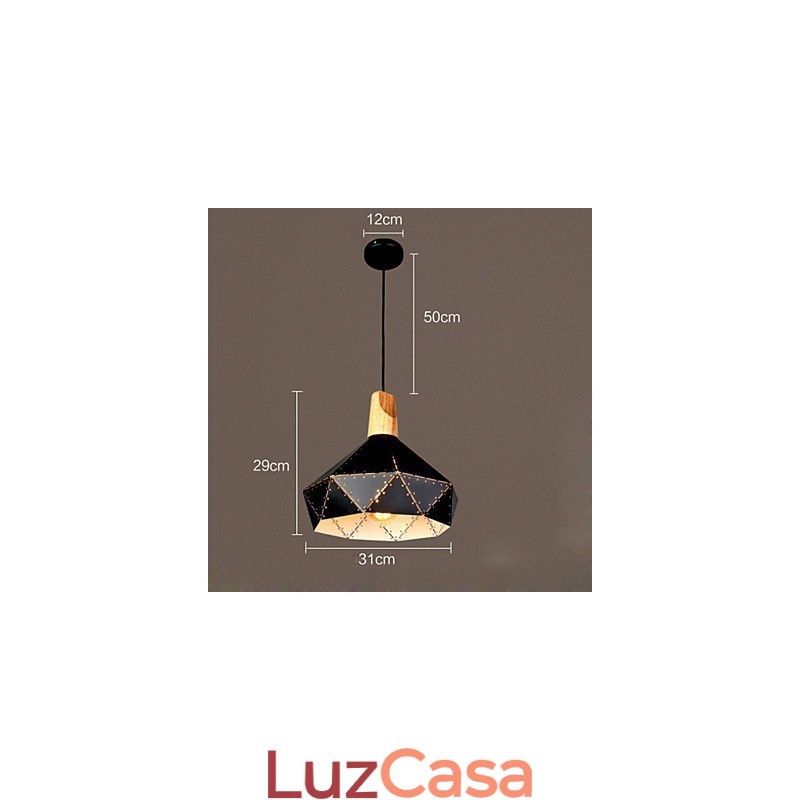Retro Classic Metal Ceiling Lights Simples Luminárias Pendentes Café Luminária Pendente