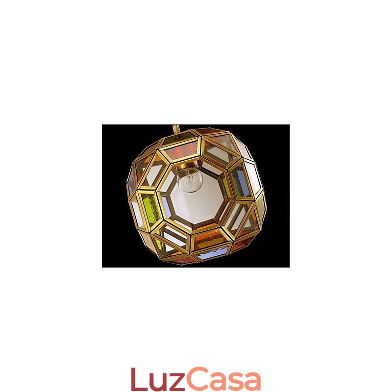 Luzes de lâmpada de varandaLâmpada de varanda Lustre de cobre pequeno exótico