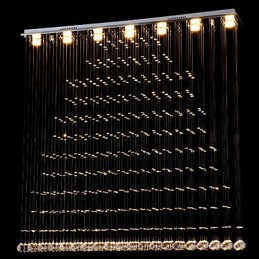 K9 Cristal Pingente Luz Pendurado Fio Lustre Iluminação Lâmpadas de Teto