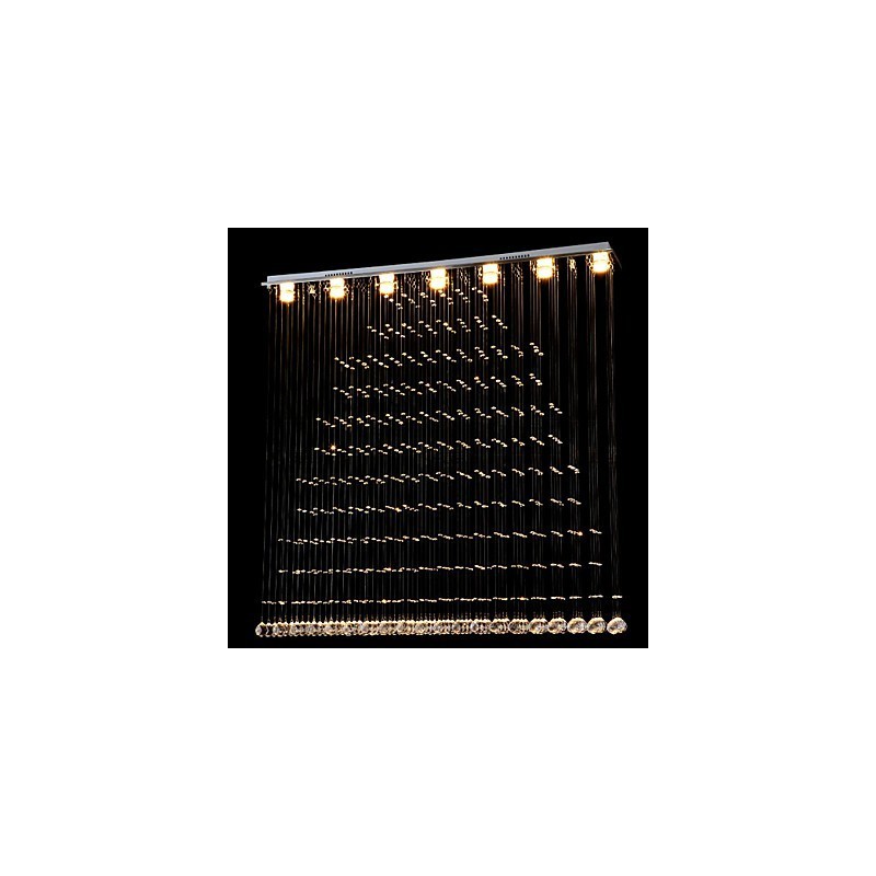 K9 Cristal Pingente Luz Pendurado Fio Lustre Iluminação Lâmpadas de Teto