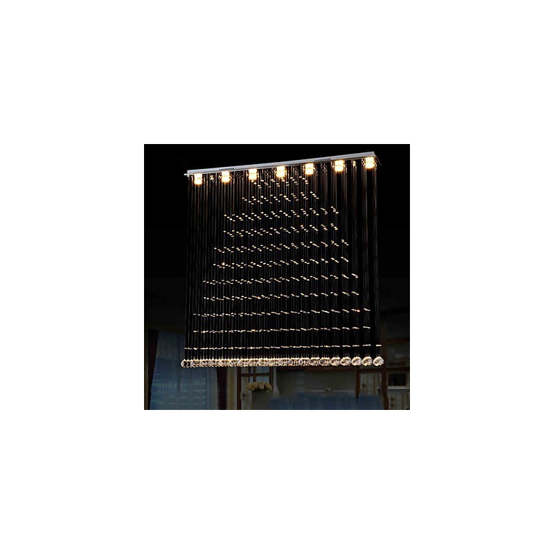 K9 Cristal Pingente Luz Pendurado Fio Lustre Iluminação Lâmpadas de Teto