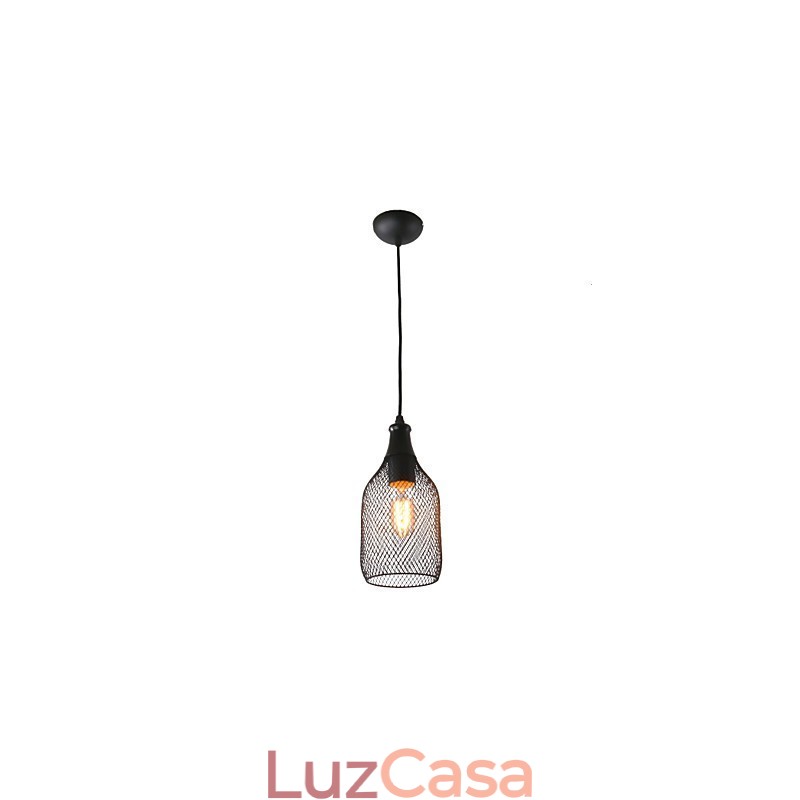 Luminárias pendentes estilo mini rústico chalé retrô country garagem metal