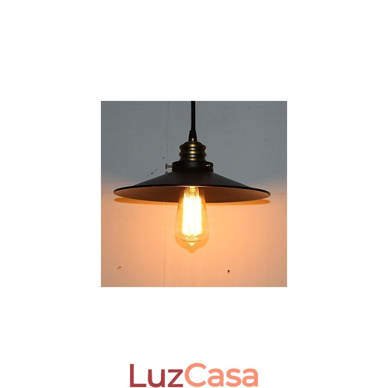 Lustre de ferro americano retrô de cabeça única
