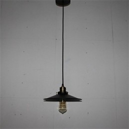 Lustre de ferro americano retrô de cabeça única