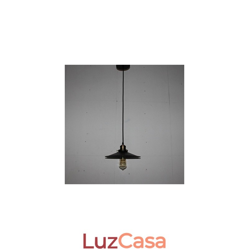 Lustre de ferro americano retrô de cabeça única