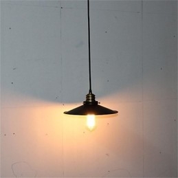 Lustre de ferro americano retrô de cabeça única
