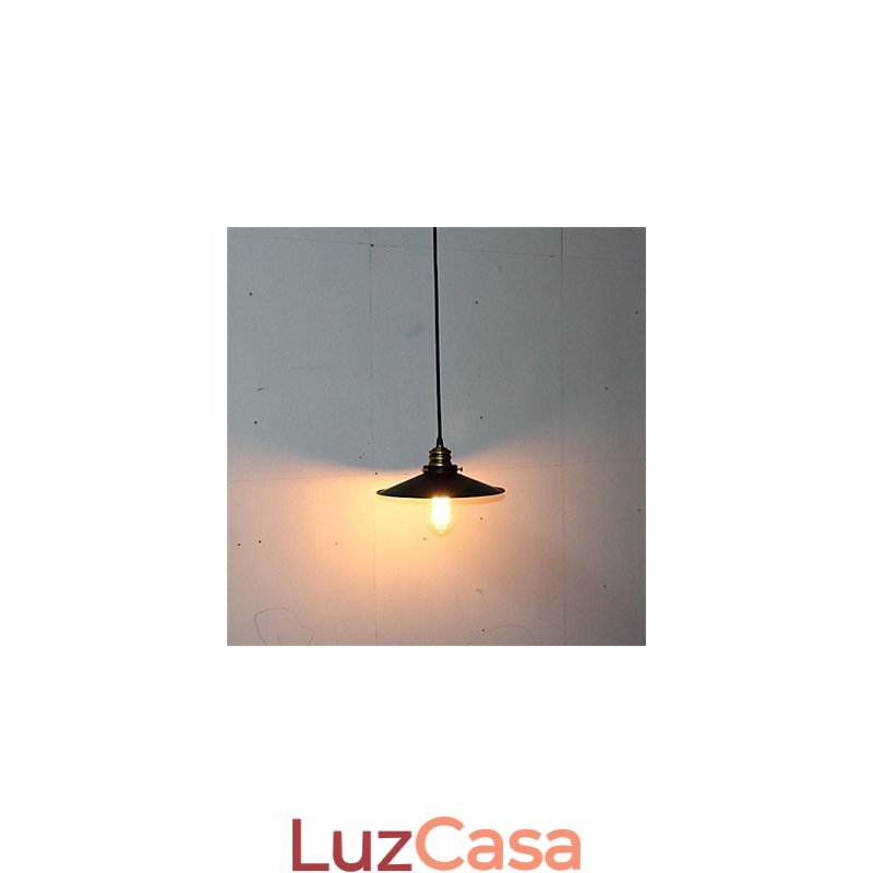 Lustre de ferro americano retrô de cabeça única