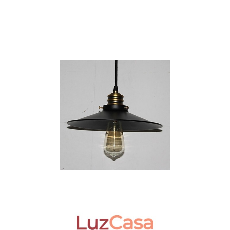 Lustre de ferro americano retrô de cabeça única