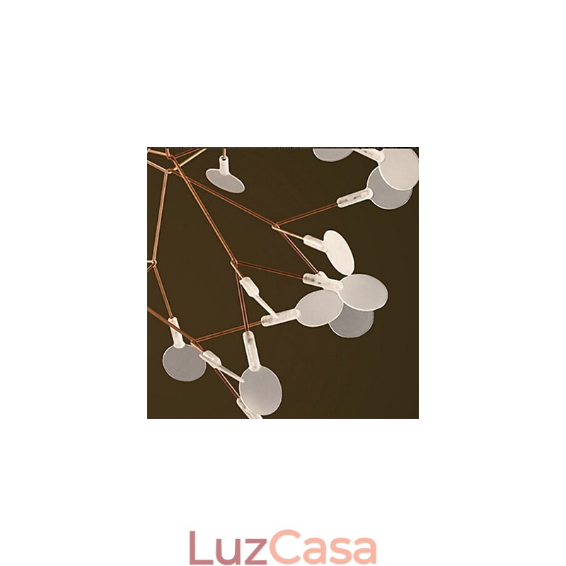 Country Designers Lustre de metal de latão antigo