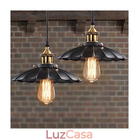 Luminária pendente estilo europeu clássico retrô, luminária de metal com arte droplight Luminária pendente estilo europeu clássico retrô, luminária de metal com arte droplight