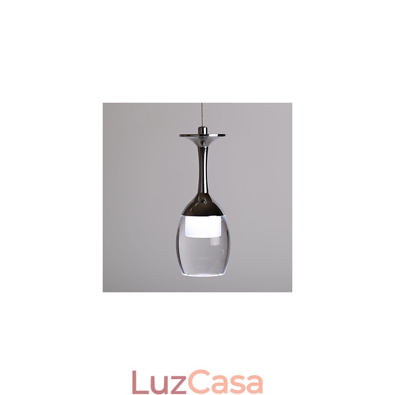 Luminárias pendentes 1 luz Mini estilo moderno contemporâneo Metal
