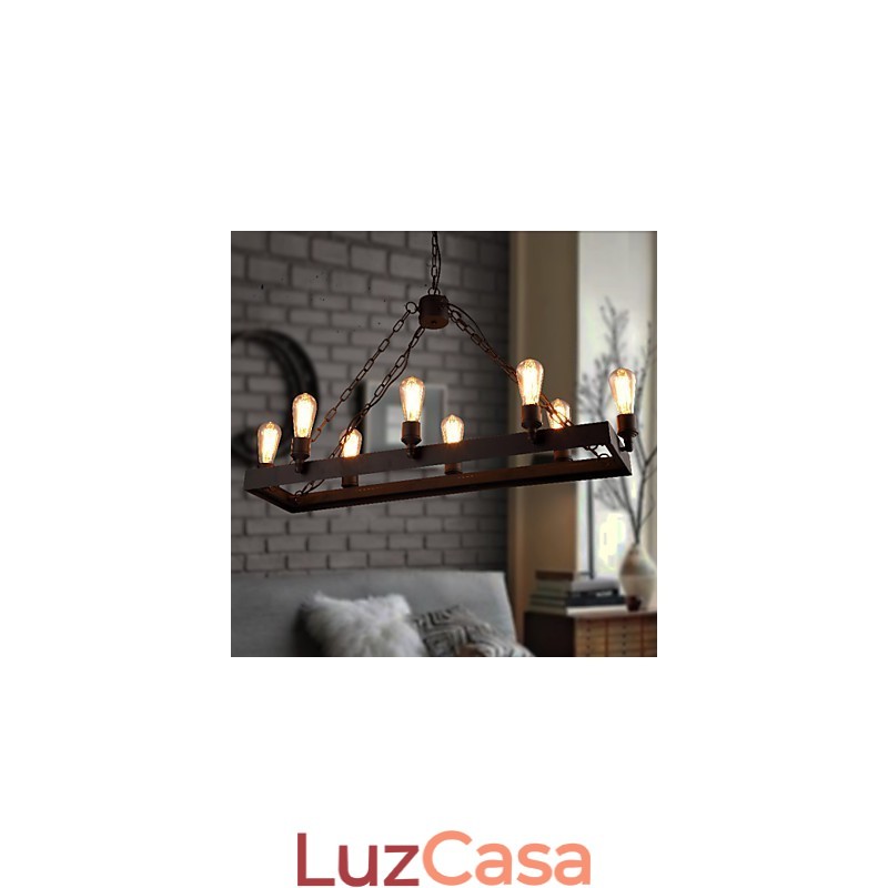 Lustre moderno retrô loft lustre americano country criativo industrial café lâmpada luzes