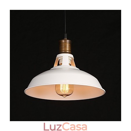 Lâmpada de luz suspensa de ferro forjado com cabeça única e originalidade em estilo country americano Lâmpada de luz suspensa de ferro forjado com cabeça única e originalidade em estilo country americano