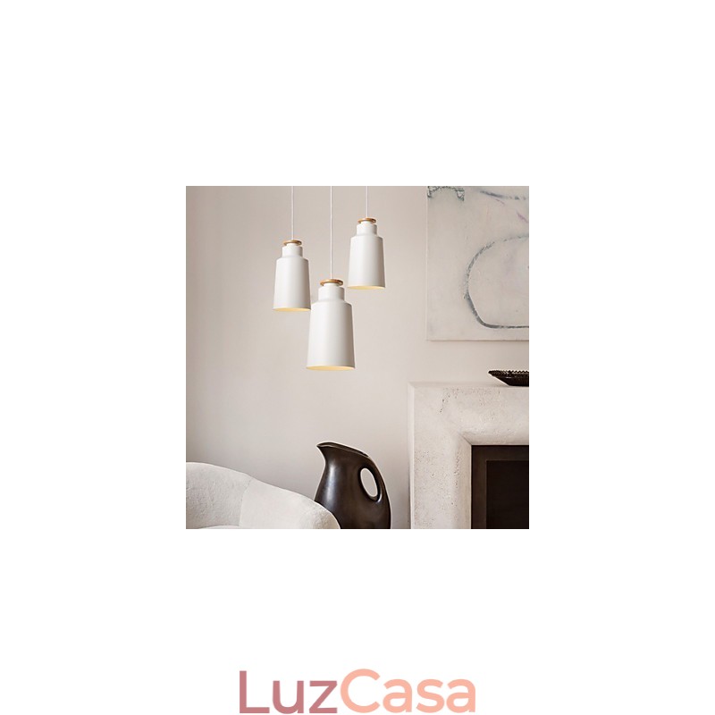Luminárias pendentes modernas contemporâneas de metal