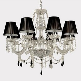 Lustre de Cristal Elegante com 8 Luzes