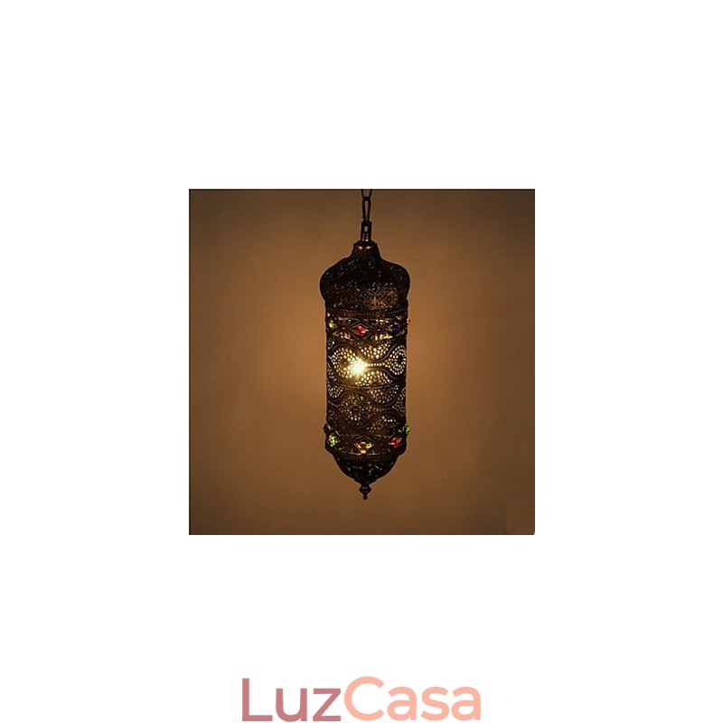 Lustre decorativo retrô sudeste feito à mão