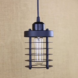 Lustre de ferro forjado retrô rural campo