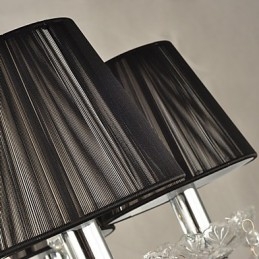 Lustre de Cristal Elegante com 8 Luzes