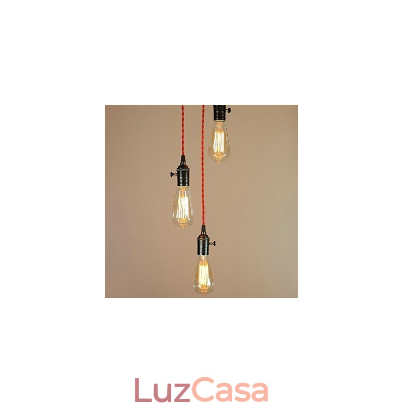 Montagem embutida em metal galvanizado estilo country mini