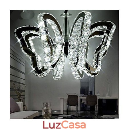 Lâmpada borboleta moderna lâmpada de cristal de luxo Lâmpada borboleta moderna lâmpada de cristal de luxo