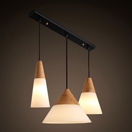 Lustre moderno e contemporâneo estilo mini cromado de metal