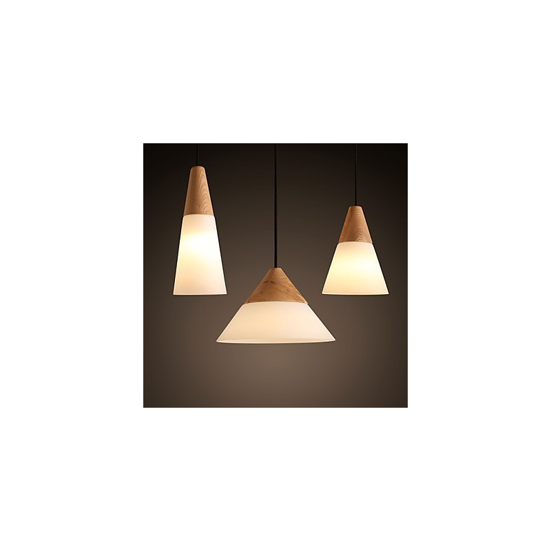 Lustre moderno e contemporâneo estilo mini cromado de metal