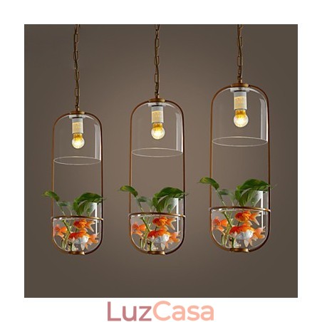 Luminária pendente de design decorativo contemporâneo moderno (não inclui plantas) Luminária pendente de design decorativo contemporâneo moderno (não inclui plantas)